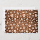 メリーモダンクリスマス素朴3 PHOTO Greeting シーズンカード (裏面)