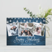 メリーモダンクリスマス素朴3 PHOTO Greeting シーズンカード (スタンド正面)