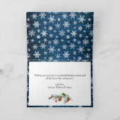 メリーモダンクリスマス素朴3 PHOTO Greeting シーズンカード (内部)