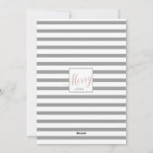 メリーモダンクリスマス複数フォトホリデーカード シーズンカード (裏面)