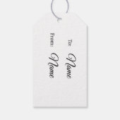 メリーモダンクリスマス設計 ギフトタグ (裏面)