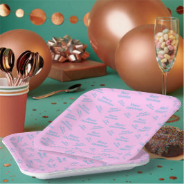 メリーモダンクリスマス設計 ペーパープレート