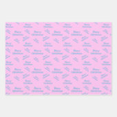 メリーモダンクリスマス設計 ラッピングペーパーシート (正面3)