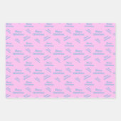 メリーモダンクリスマス設計 ラッピングペーパーシート (正面2)