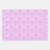 メリーモダンクリスマス設計 ラッピングペーパーシート (正面)