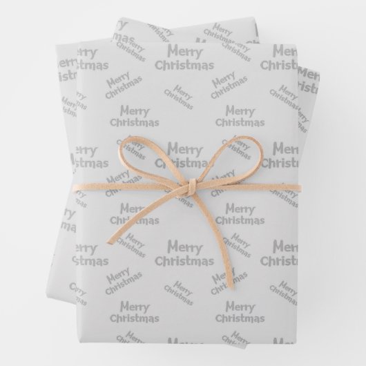 メリーモダンクリスマス設計 ラッピングペーパーシート (インサイチュ)