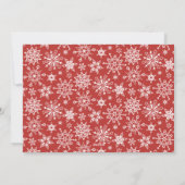 メリーモダンクリスマス1枚の写真グリーティング シーズンカード (裏面)