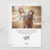 メリーモダンクリスマス2 PHOTOグリーティング シーズンカード (裏面)