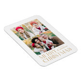 メリーモダンクリスマス3フォトコラージュ マグネット (右側)