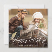 メリーモダンクリスマス3 PHOTOグリーティングシンプル シーズンカード (正面)