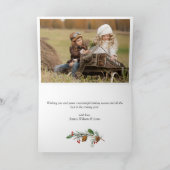 メリーモダンクリスマス3 PHOTOホリデー カード (内部)