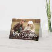 メリーモダンクリスマス3 PHOTOホリデー カード (正面)
