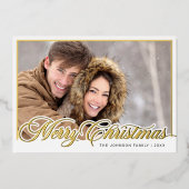 メリーモダンクリスマス3 PHOTO金ゴールド 箔シーズンカード (正面)