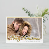 メリーモダンクリスマス3 PHOTO金ゴールド 箔シーズンカード (立ち正面)