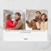 メリーモダンクリスマス3 PHOTO金ゴールド 箔シーズンカード (裏面)