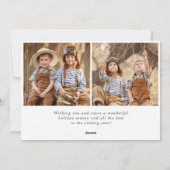 メリーモダンクリスマス3 PHOTO Greeting シーズンカード (裏面)