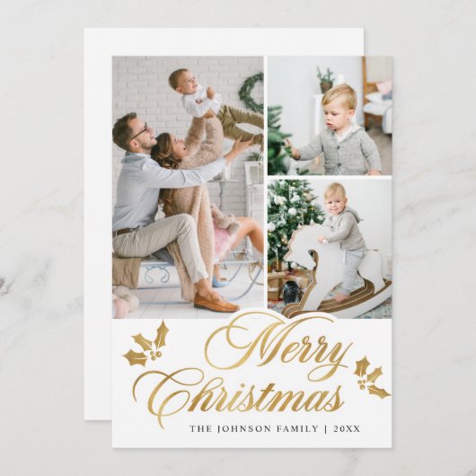 メリーモダンクリスマス3 PHOTO Greeting シーズンカード (正面/裏面)