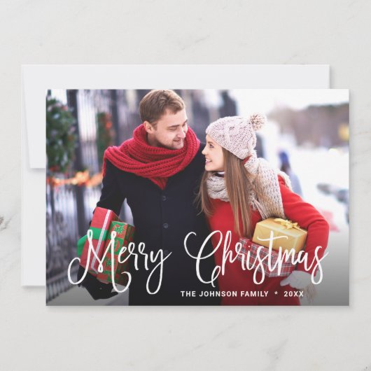 メリーモダンクリスマス3 PHOTO Greeting シーズンカード (正面)