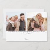 メリーモダンクリスマス3 PHOTO Greeting シーズンカード (裏面)