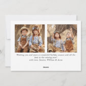 メリーモダンクリスマス3 PHOTO Greeting シーズンカード (裏面)