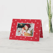 メリーモダンクリスマス4フォトコラージュ シーズンカード (裏面)