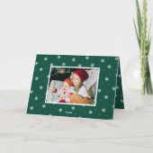 メリーモダンクリスマス4フォトコラージュ シーズンカード (裏面)