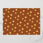 メリーモダンクリスマス4フォトコラージュ 箔シーズンカード (裏面)