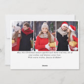 メリーモダンクリスマス4 PHOTO Greeting シーズンカード (裏面)