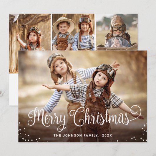 メリーモダンクリスマス4 PHOTO Greeting シーズンカード (正面/裏面)