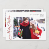 メリーモダンクリスマス4 PHOTO Greeting シーズンカード (正面/裏面)