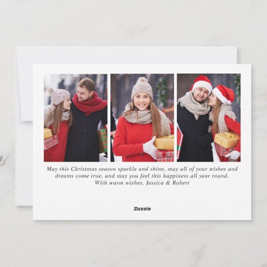 メリーモダンクリスマス4 PHOTO Greeting シーズンカード (裏面)