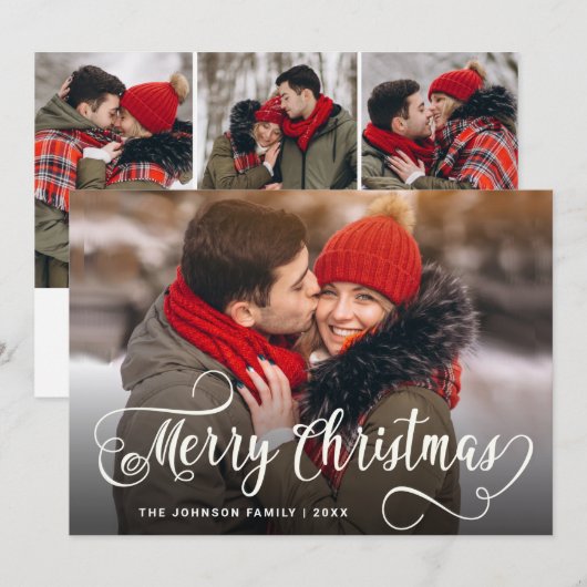 メリーモダンクリスマス4 PHOTO Greeting シーズンカード (正面/裏面)