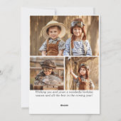 メリーモダンクリスマス4 PHOTO Greeting シーズンカード (裏面)