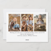 メリーモダンクリスマス4 PHOTO Greeting シーズンカード (裏面)