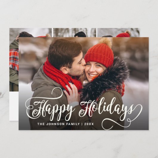 メリーモダンクリスマス4 PHOTO Greeting シーズンカード (正面/裏面)