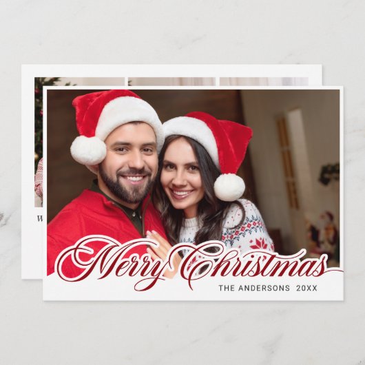 メリーモダンクリスマス4 PHOTO Greeting シーズンカード (正面/裏面)