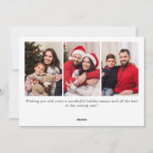 メリーモダンクリスマス4 PHOTO Greeting シーズンカード (裏面)