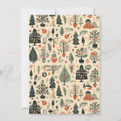 メリーモダンクリスマス5フォトホリデーカード シーズンカード (裏面)