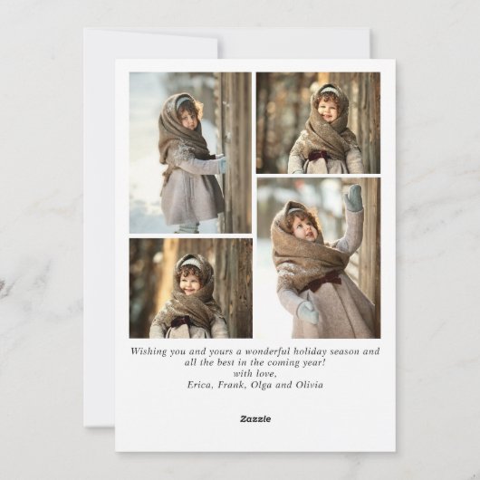 メリーモダンクリスマス5 PHOTOグリーティング シーズンカード (裏面)