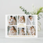 メリーモダンクリスマス6フォト金ゴールド シーズンカード (スタンド正面)