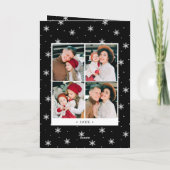 メリーモダンクリスマス7フォトコラージュ シーズンカード (裏面)