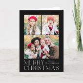 メリーモダンクリスマス7フォトコラージュ シーズンカード (正面)