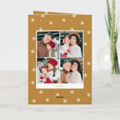 メリーモダンクリスマス7フォトコラージュ シーズンカード (裏面)