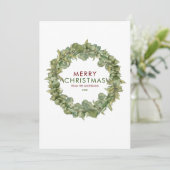 メリーモダンクリスマス・ガーランド・ブルゴーニュ シーズンカード (スタンド正面)