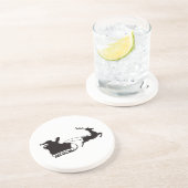 メリーモダンクリスマス・サンタレーとトナカイ コースター (側面)