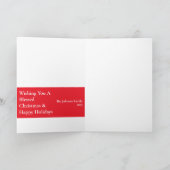 メリーモダンクリスマス・シーズンのグリーティング・カード シーズンカード (内部)