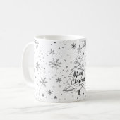 メリーモダンクリスマス・ツリー・マグ コーヒーマグカップ (正面左)