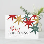 メリーモダンクリスマス・ビジネス・ホリデー・カード (スタンド正面)