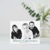 メリーモダンクリスマス・ホリデー写真はがき シーズンポストカード (スタンド正面)