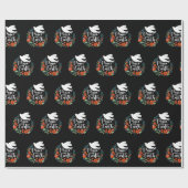 メリーモダンクリスマス ラッピングペーパー (フラット)